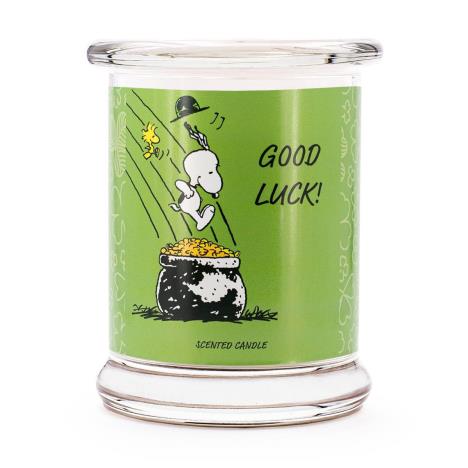 Peanuts "Good Luck" Sweet Mandarin Medium Jar Candle  £13.49