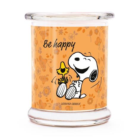 Peanuts "Be Happy" Sweet Mandarin Medium Jar Candle  £13.49