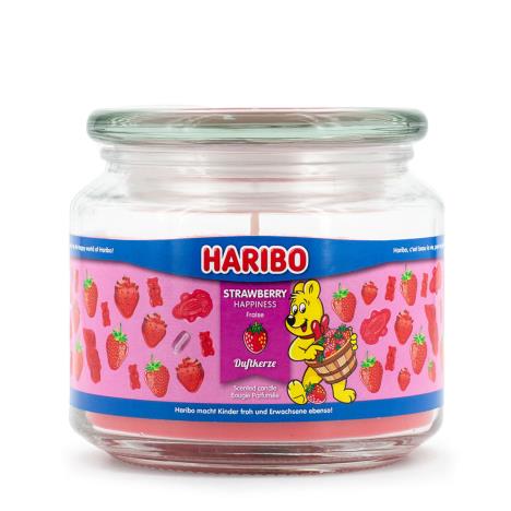 Haribo Strawberry Happiness Medium Jar Candle  £10.79