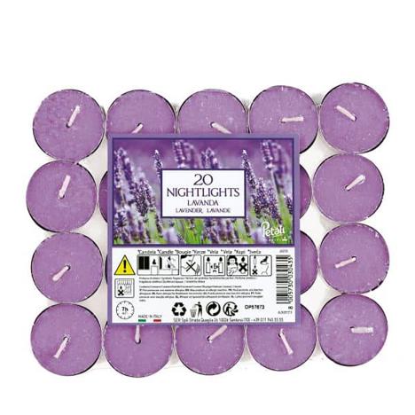 Petali Lavender Nightlight Tealights (Pack of 20)  £3.59