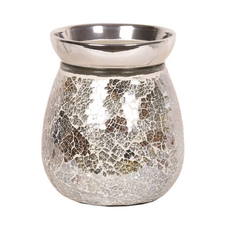 Aroma Gold & Silver Crackle Electric Wax Melt Warmer  £16.19