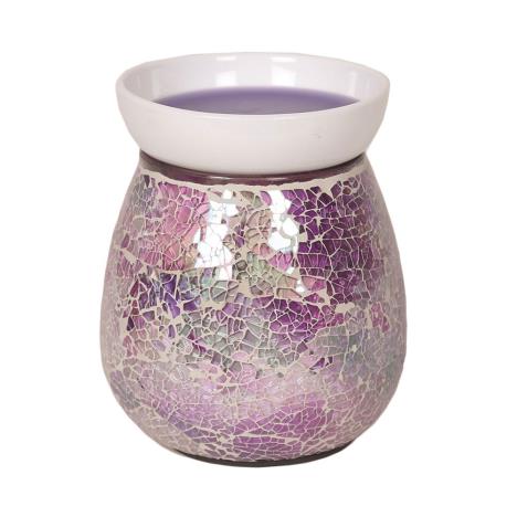 Aroma Purple Crackle Electric Wax Melt Warmer  £16.19