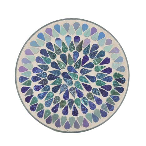 Blue Shimmer Candle Plate  £4.04