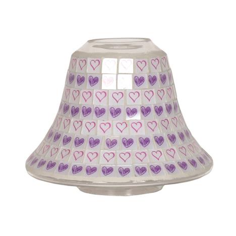 Lilac Heart Large Jar Shade  £7.79