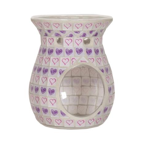 Lilac Heart Wax Melt Warmer  £9.87