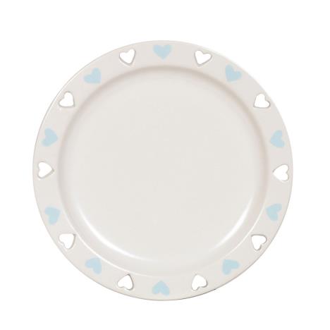Blue Heart Ceramic Candle Plate  £2.39