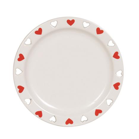 Red Heart Ceramic Candle Plate  £2.39