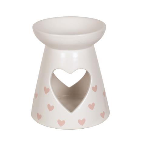 Pink Heart Ceramic Wax Melt Warmer  £4.94