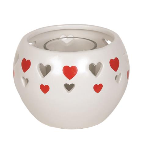 Red Heart Ceramic Tea Light Holder  £2.69