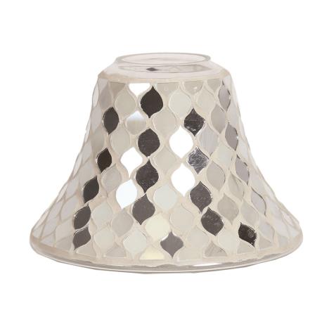 Pearl & Silver Mosaic Large Jar Shade  £11.69