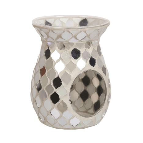 Pearl & Silver Mosaic Wax Melt Warmer  £11.69