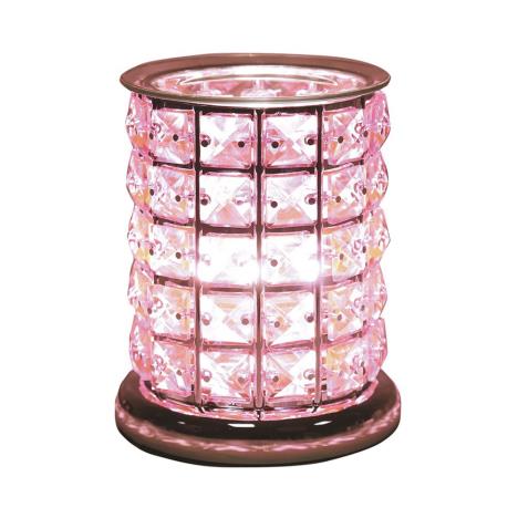 Aroma Pink Crystal Touch Electric Wax Melt Warmer  £26.09