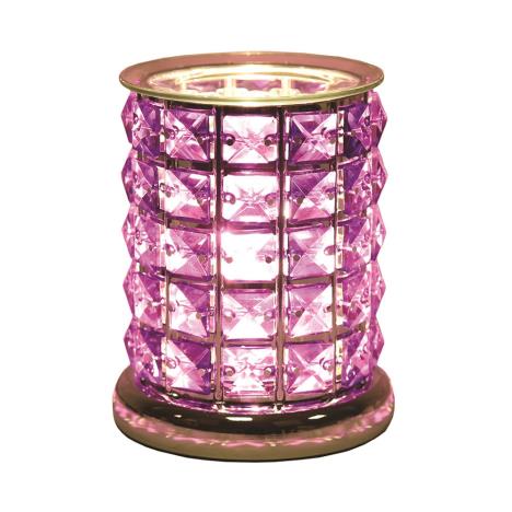 Aroma Purple Crystal Touch Electric Wax Melt Warmer  £22.49