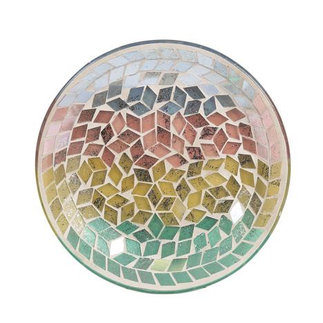 Diamond Tricolour Candle Plate  £4.04