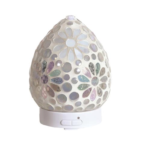 Aroma Pearl Floral LED Ultrasonic Electric Essential Oil Diffuser  £26.99