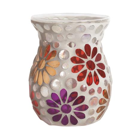 Multi Floral Mosaic Wax Melt Warmer  £11.69