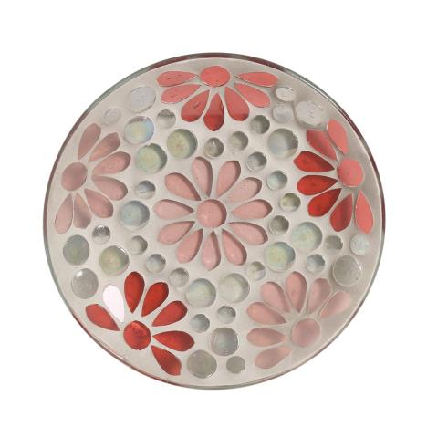 Pink Floral Candle Plate  £3.07