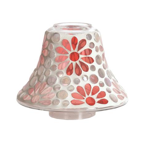 Pink Floral Mosaic Large Jar Shade  £11.69