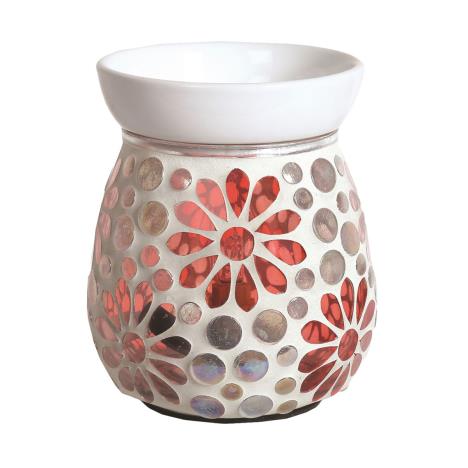 Aroma Pink Floral Electric Wax Melt Warmer  £17.09