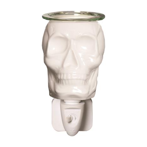 Aroma Skull Ceramic Plug In Wax Melt Warmer  £13.04