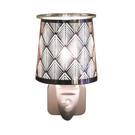 Aroma Diamond Metal Cylinder Plug In Wax Melt Warmer  £12.59