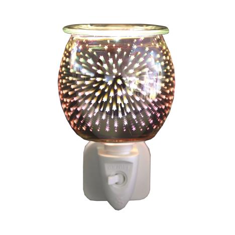 Aroma Shooting Star Glass 3D Plug In Wax Melt Warmer  £12.59