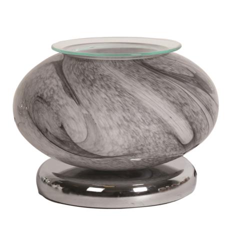 Aroma Ellipse Grey Marble Touch Electric Melt Warmer  £30.59