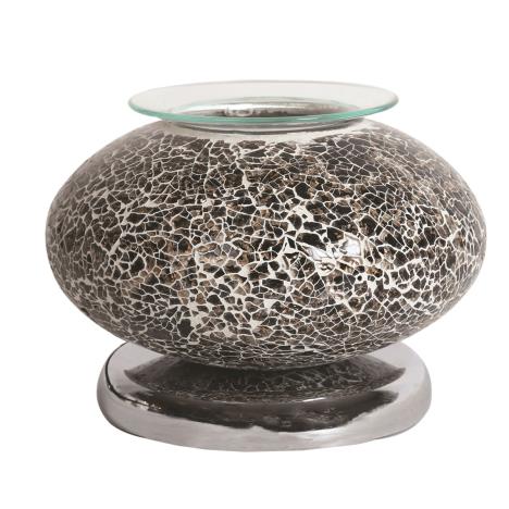 Aroma Ellipse Black Mosaic Touch Electric Wax Melt Warmer  £30.59