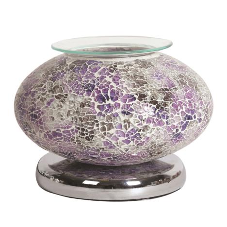 Aroma Ellipse Purple Mosaic Touch Electric Wax Melt Warmer  £30.59