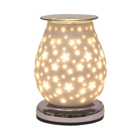 Aroma Stars White Satin 3D Electric Wax Melt Warmer  £23.39