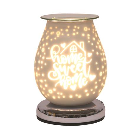 Aroma Sweet Home White Satin 3D Electric Wax Melt Warmer  £23.39