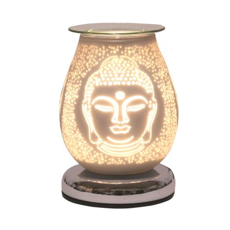 Aroma Buddha White Satin 3D Electric Wax Melt Warmer  £21.57