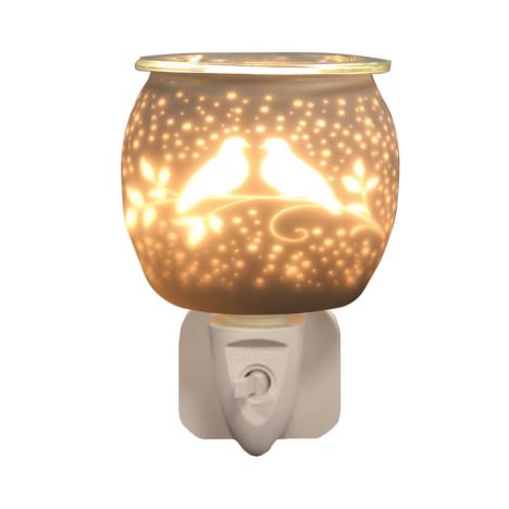 Aroma Doves White Satin Plug In Wax Melt Warmer  £12.59