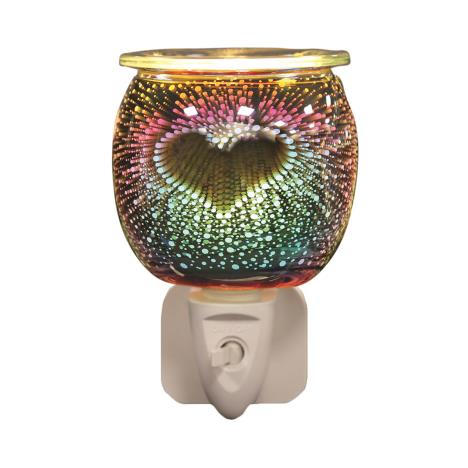 Aroma Burst Heart 3D Plug In Wax Melt Warmer  £12.59