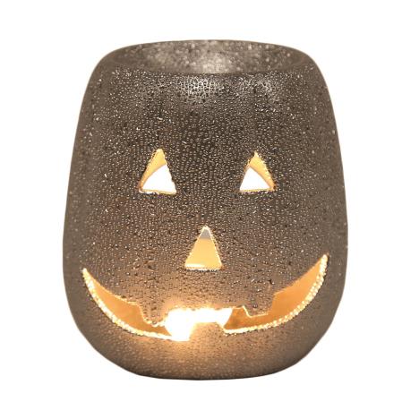 Aroma Silver Pumpkin Wax Melt Warmer  £6.29