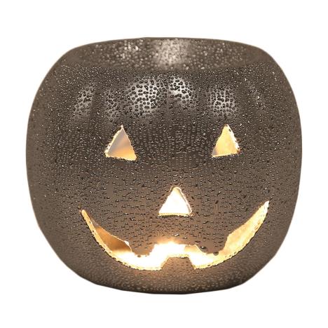 Aroma Silver Pumpkin Wax Melt Warmer  £6.29