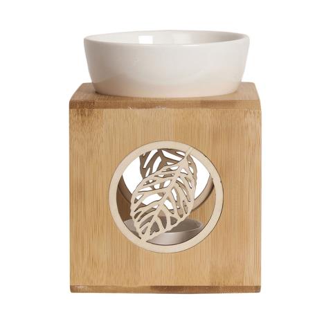 Aroma Leaf Bamboo Wax Melt Warmer  £7.79