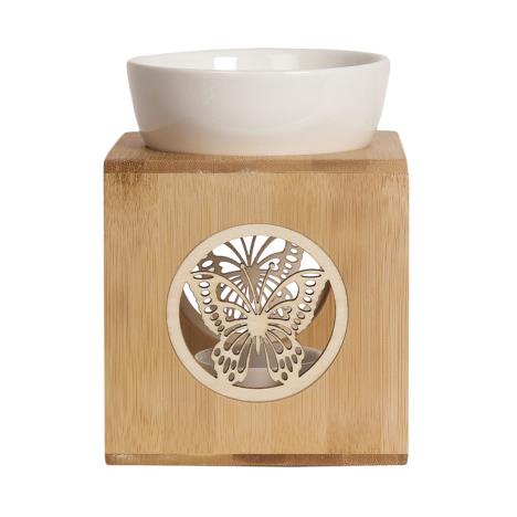 Aroma Butterfly Bamboo Wax Melt Warmer  £7.79