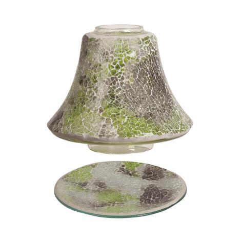 Aroma Jade Crackle Candle Shade & Tray  £17.09