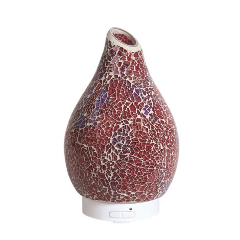 Aroma LED Crimson Crackle Ultrasonic Electric Essential Oil Diffuser  £29.69