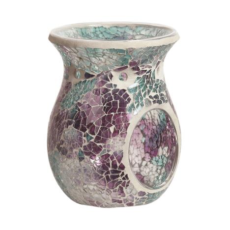 Aroma Teal Crackle Wax Melt Warmer  £12.59