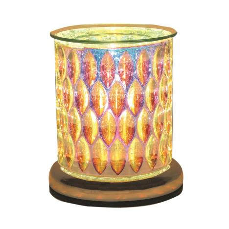 Aroma Oval Lustre Cylinder Touch Electric Wax Melt Warmer  £23.39