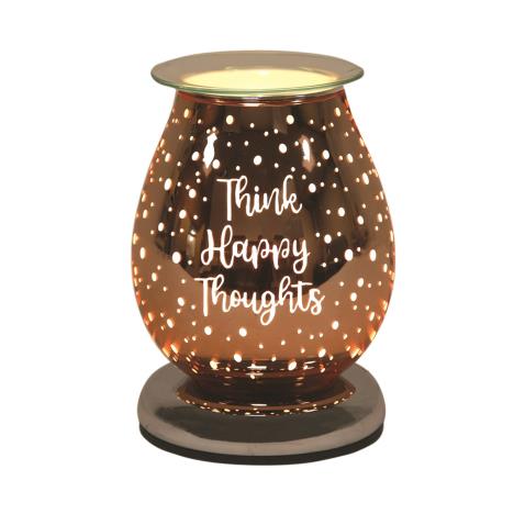 Aroma Think Happy Thoughts Burnt Copper Touch Electric Wax Melt Warmer  £15.59