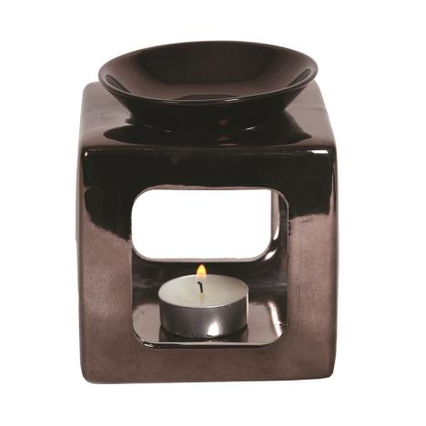 Square Obsidian Wax Melt Warmer  £5.55