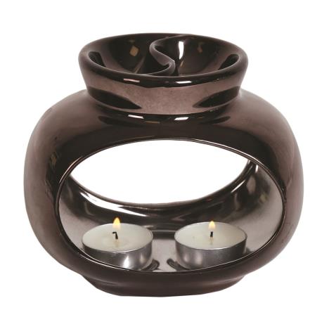 Oval Obsidian Double Wax Melt Warmer  £5.69