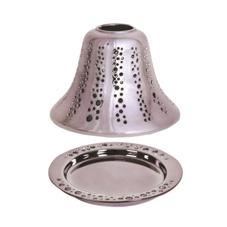 Obsidian Ceramic Candle Shade & Tray  £11.33