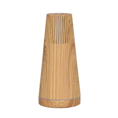 Aroma LED Light Wood Effect Chimney Ultrasonic Electric Oil Diffuser  £22.49