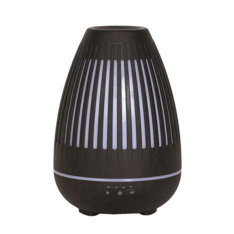 Aroma LED Dark Wood Effect Oval Grill Ultrasonic Electric Oil Diffuser  £25.19