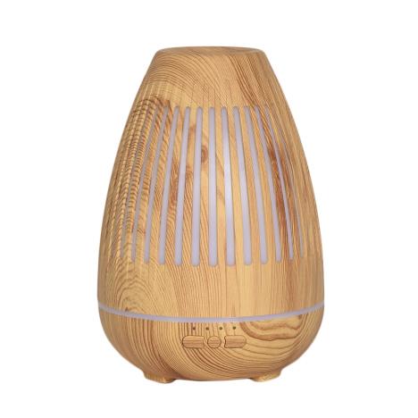 Aroma LED Light Wood Effect Oval Grill Ultrasonic Electric Oil Diffuser  £25.19