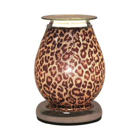 Aroma Leopard Print Touch Electric Wax Melt Warmer  £25.19
